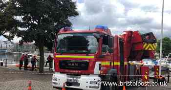 Why fire engines were stationed again at the harbourside