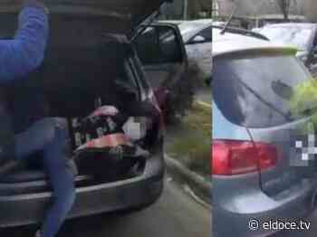 Buenos Aires: detuvieron a una pareja que llevaba a sus hijos escondidos en el baúl del auto - El Doce