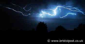 When seven hours of thunderstorms are due to hit Bristol