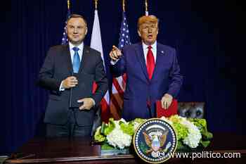 Polish leader may visit White House as Trump pushes troop shift in Europe
