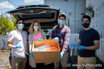UB medical students design, manufacture and deliver hundreds of face shields statewide - UB Now: News and views for UB faculty and staff - University at Buffalo Reporter