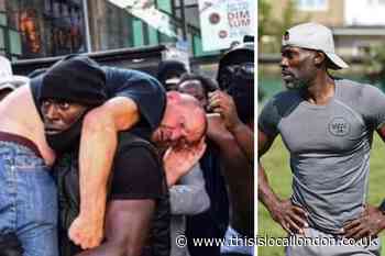 London protests: Hercules coach Patrick Hutchinson speaks on saving man's life