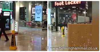 Bullring hit by flash flood just days after reopening to shoppers