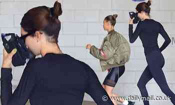 Kendall Jenner and Hailey Bieber take a jog and visit the gym