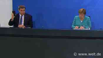 So wird die Corona-App auch Thema zwischen Merkel und Söder