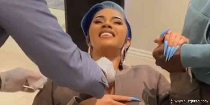 Cardi B Documents Herself Getting Chest Piercings - Watch (Video)