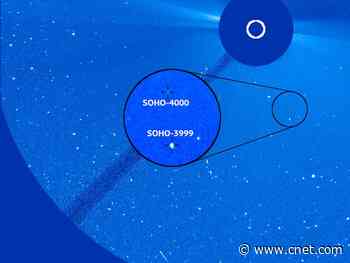 NASA, ESA solar observatory discovers 4,000th comet     - CNET