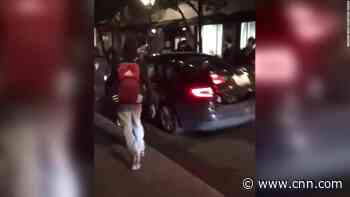 Man drove car into crowd of US protesters, injuring 3, police say