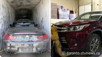Dozens of stolen Toronto-area vehicles seized by Italian police, Canadian border officials - CTV News