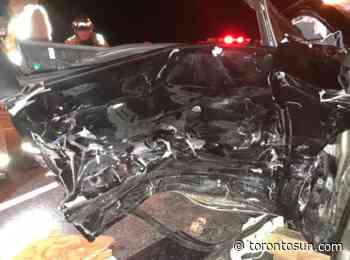 Four injured when wheels come off transport on Hwy. 401 in Toronto - Toronto Sun