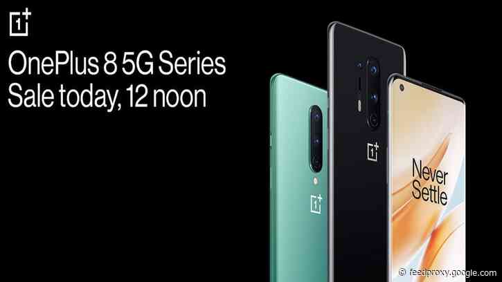 OnePlus 8 and 8 Pro to go on sale today at noon