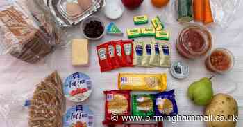 Stark photo shows what's inside free school meal pack for a week