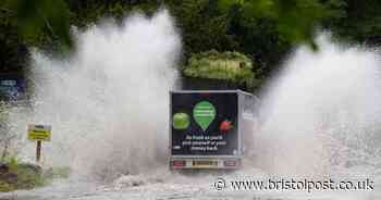 In pictures - Roads flooded after thunderstorms in Bristol