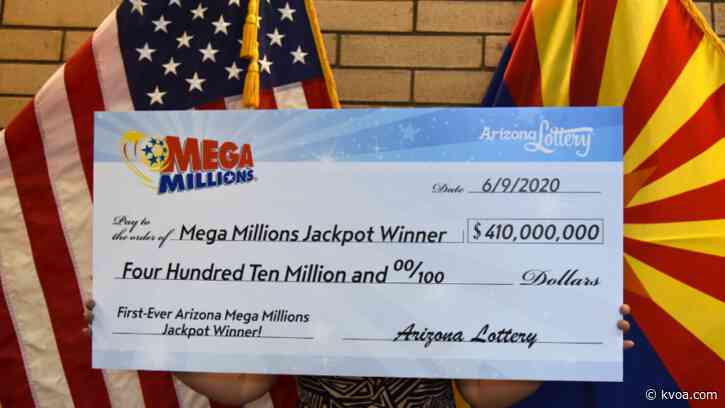 Glendale couple claims $410 Million Mega Millions Lottery Jackpot