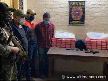 Policía cae con más de 50 kilos de cocaína en Coronel Oviedo - ÚltimaHora.com