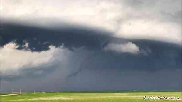 Tornado touched down during weekend storms in southern Alberta: Environment Canada