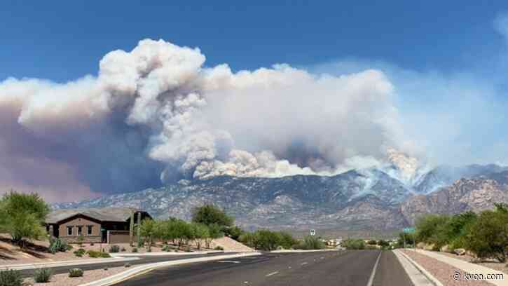Evacuation orders issued due to Bighorn Fire