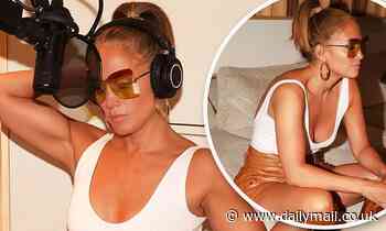 Jennifer Lopez hints at new music with recording booth photos