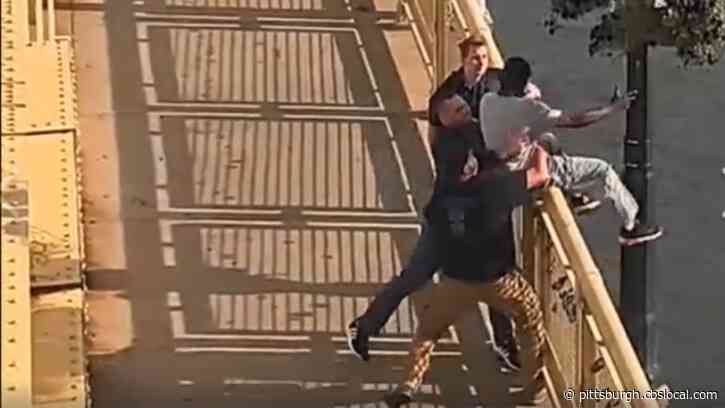 Pittsburgh Police Officers, Good Samaritan Save Man About To Jump From Roberto Clemente Bridge