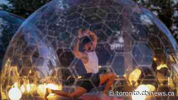 Outdoor hot yoga domes popping up in Toronto