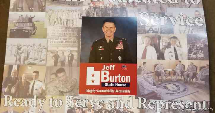 Campaign ad by Jefferson Burton again runs afoul of Defense Department rules