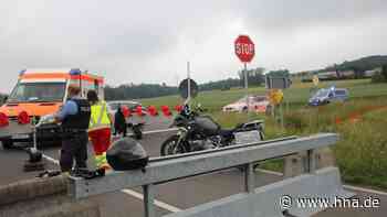 Unfall in Malsfeld bei Kassel: Motorradfahrer schwer verletzt | Melsungen - HNA.de
