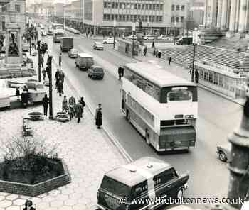 Bolton's Victoria Square was a home to elephant bus shelters