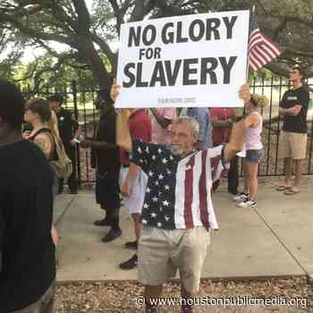 Houston Removes 2 Confederate Statues, With Plans To Relocate Them Nearby - Houston Public Media