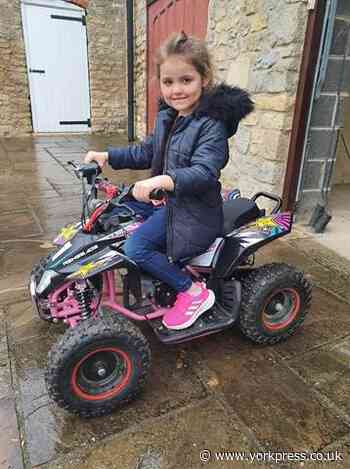 Pink quad bike stolen in Smeaton returned to six-year-old