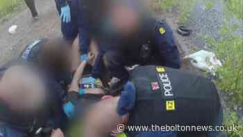 Police share video footage of stabbing victim being treated at illegal rave in Carrington