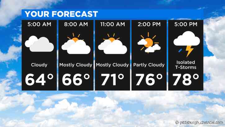 Pittsburgh Weather: Thick Morning Clouds Give Way To Mostly Cloudy Afternoon Skies