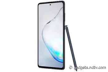 Samsung Galaxy Note 10 Lite Price in India Cut, Rs. 5,000 Cashback Offer Announced