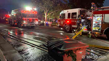 Adult, 2 children displaced after central Fresno house fire