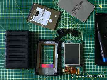 Inside an encrypted external hard drive