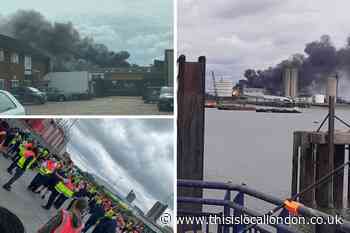 Three in hospital after explosion at Erith oil plant