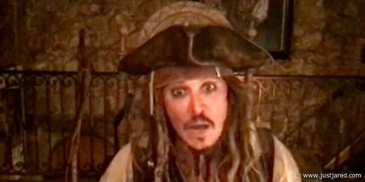 Johnny Depp Makes Virtual Visit to Children's Hospital as Captain Jack Sparrow!