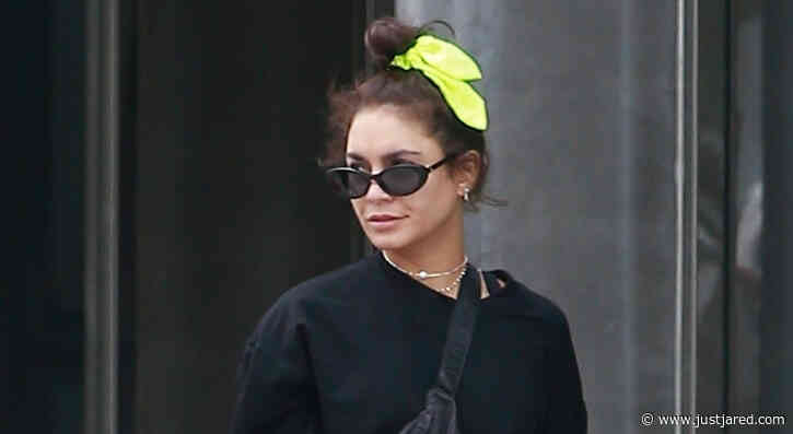 Vanessa Hudgens Heads to the Juice Bar Following Her Workout
