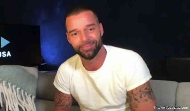 Ricky Martin Puts On a 'Poker Face' for His Kids Amid the Pandemic
