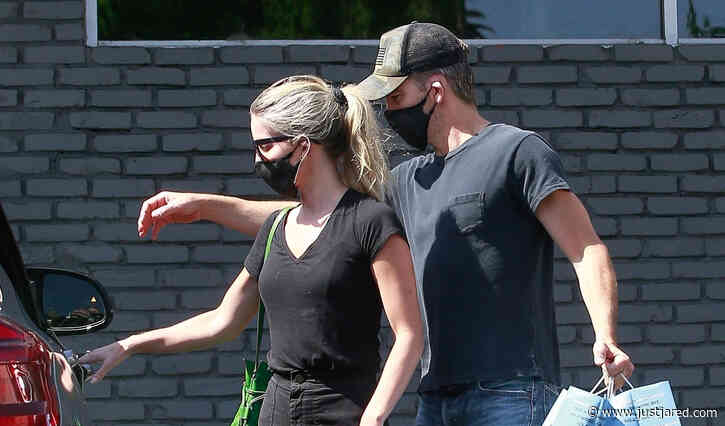 Chris Pine Opens the Car Door for Girlfriend Annabelle Wallis After Shopping for Pet Supplies