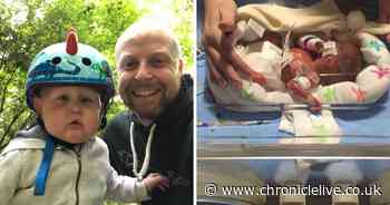 South Shields dad raises thousands for charity that helped his premature son
