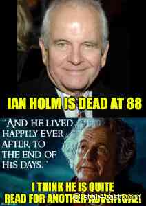 Ian Holm – a surprisingly high-octane Virgo