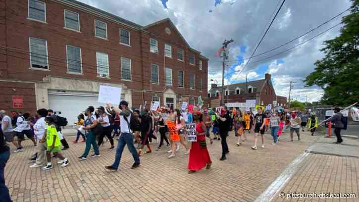 ‘June 19th Is My Independence Day As A Black Woman’: Over 100 Protesters March Through Wilkinsburg On Juneteenth