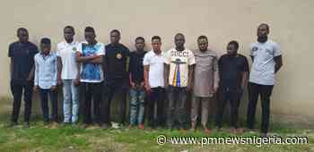 EFCC unveils Yahoo Yahoo boys nabbed in Ogun, Lagos - P.M. News
