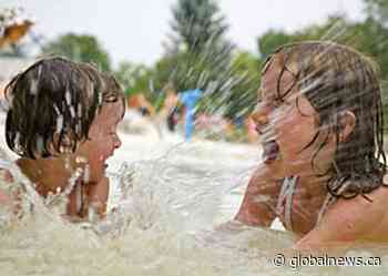 Challenges of enforcing distancing at spray parks