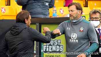 Ralph Hasenhuttl’s happy with his Saints but things look grim for Norwich