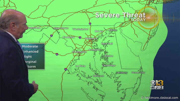 Maryland Weather: Thunderstorms, Spotty Showers Move Through Friday, Possible Into The Weekend