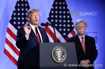 Trump Unleashes Attacks on Bolton Book - VOA News