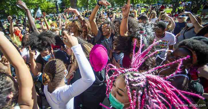 ‘We’re bringing about change today’: Utahns gather to celebrate Juneteenth, protest racism in policing