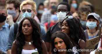 Hundreds gather for peaceful Black Lives Matter protest after clashes last week