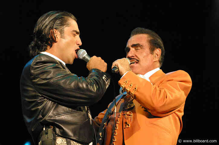 Alejandro & Vicente Fernandez Celebrate Father’s Day With ‘Menti’ Video & Rare Photos